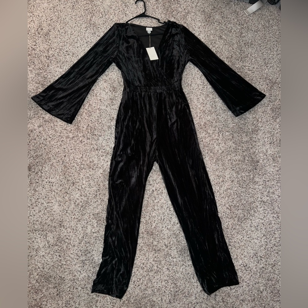 Velvet jumpsuit